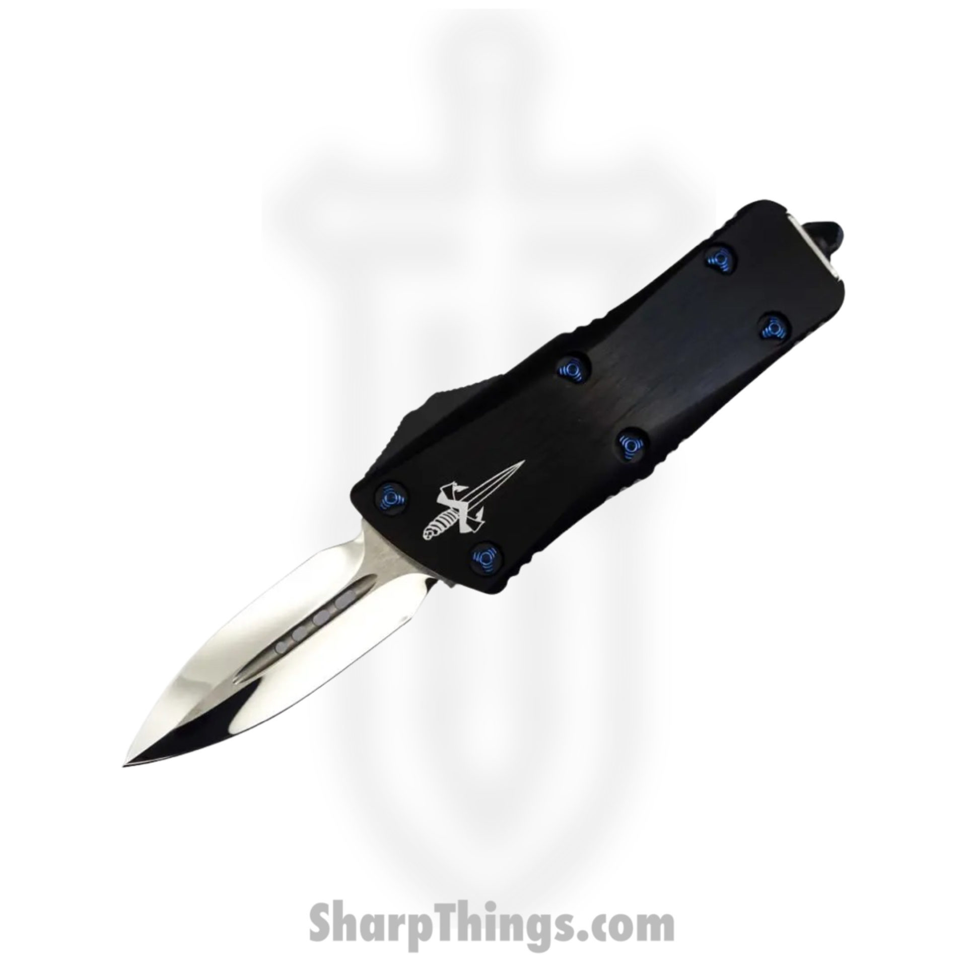 Marfione Custom Knives - MFC-MiniTroo - Marfione Custom Mini Troodon - OTF Auto - MFC-MiniTroo Marfione Custom Mini Troodon OTF Auto - Aluminum - Black - Image 19