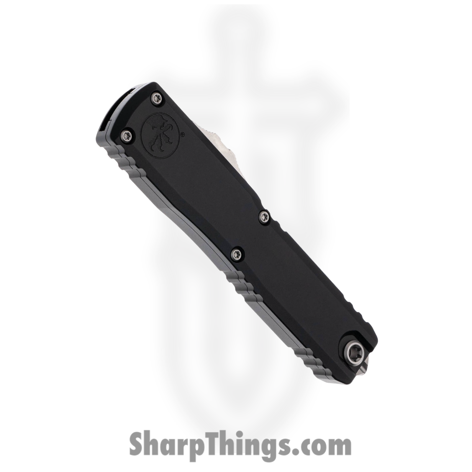 Microtech - 1121-10 - ZBP Ultratech Gen III - OTF Auto - M390MK Stonewash Drop Point - Aluminum - Black - Image 3
