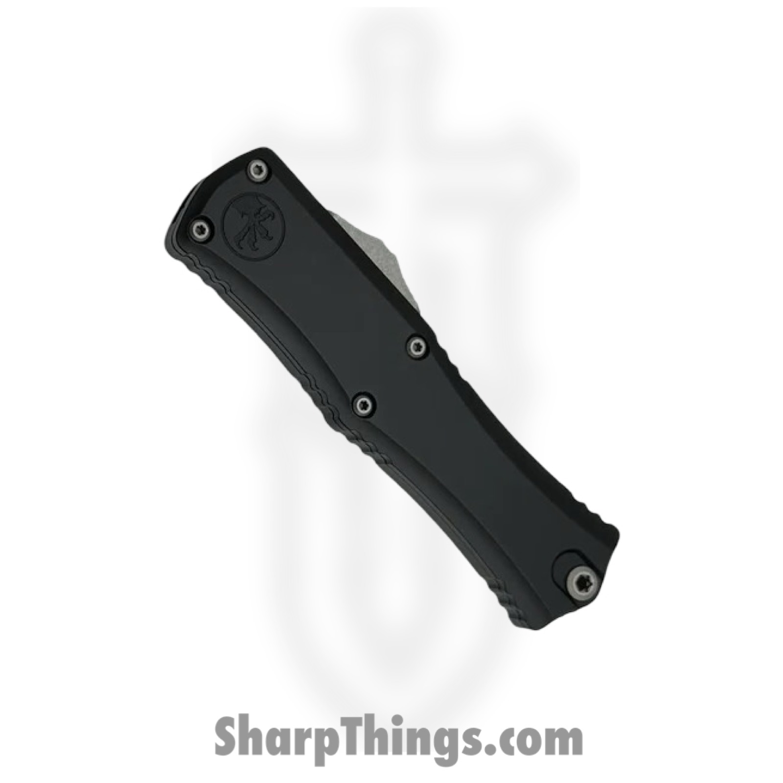 Microtech - 1703M-10AP - Hera II Mini - Automatic Knife - M390MK Apocalyptic Drop Point - 6061-T6 Aluminum - Black - Image 3