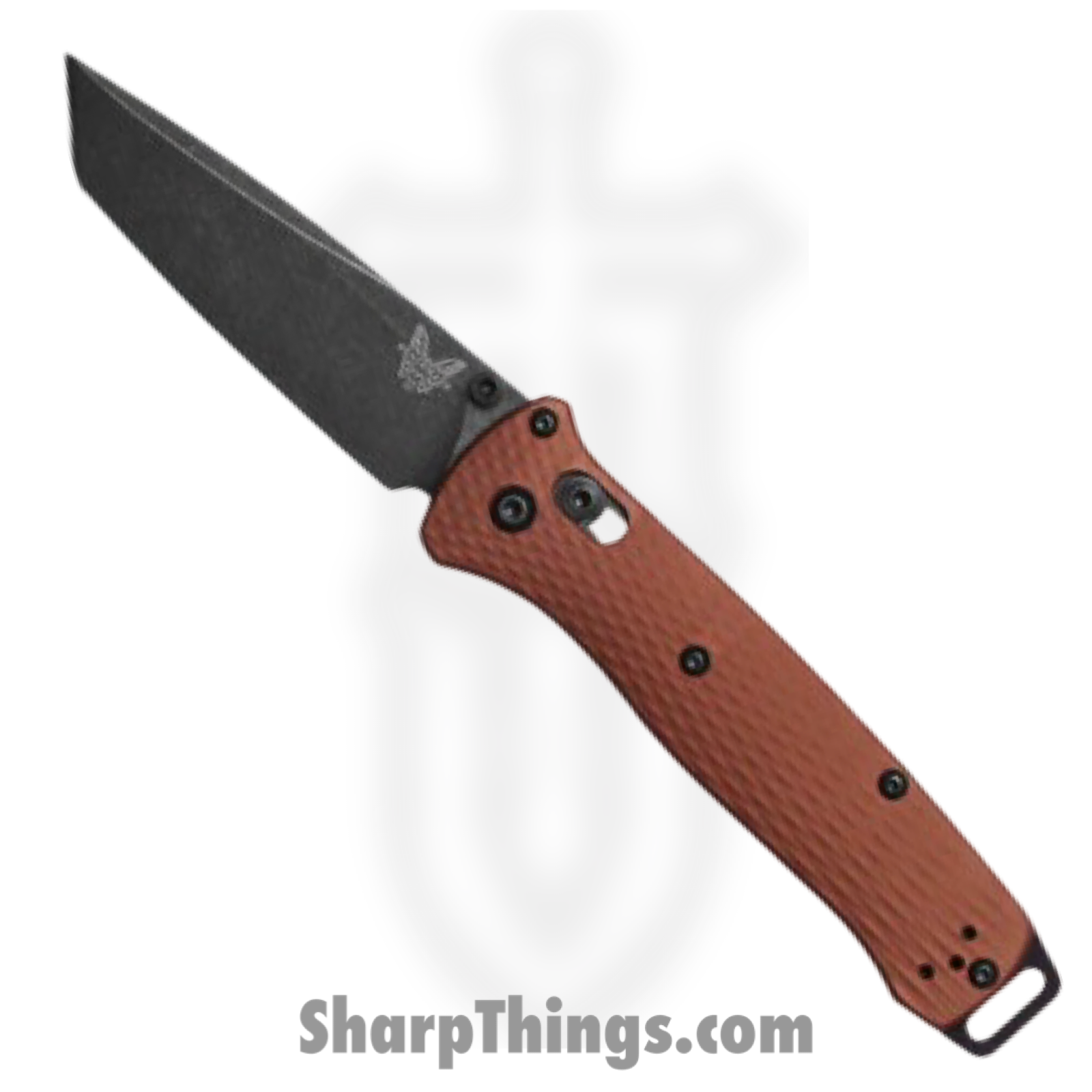 Benchmade - 537BK-07 - Bailout - Folding Knife - CPM MagnaCut Blackwash Tanto - Aluminum - Burnt Copper