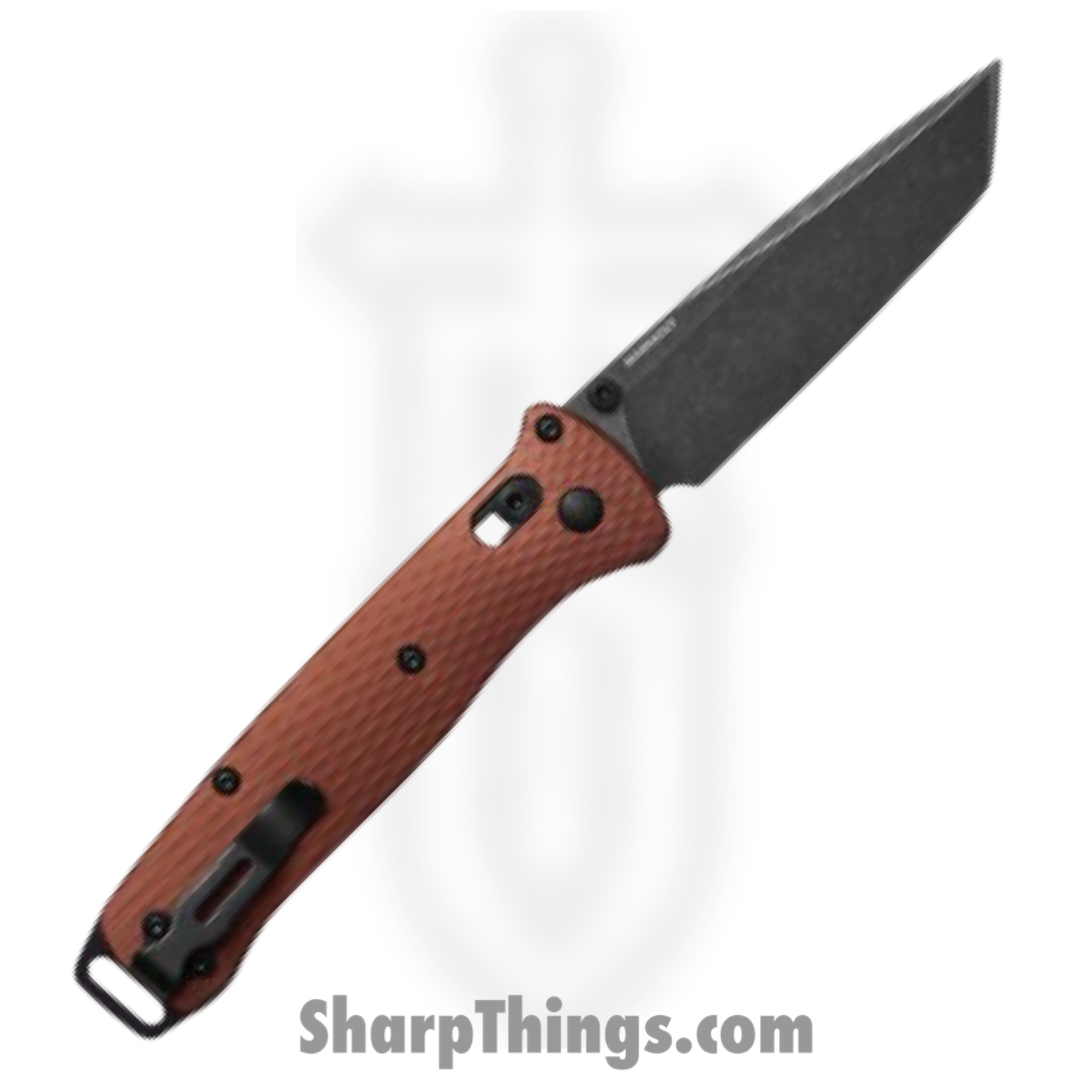 Benchmade - 537BK-07 - Bailout - Folding Knife - CPM MagnaCut Blackwash Tanto - Aluminum - Burnt Copper - Image 3