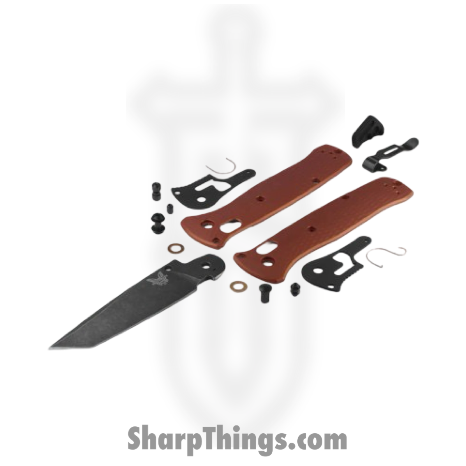 Benchmade - 537BK-07 - Bailout - Folding Knife - CPM MagnaCut Blackwash Tanto - Aluminum - Burnt Copper - Image 4