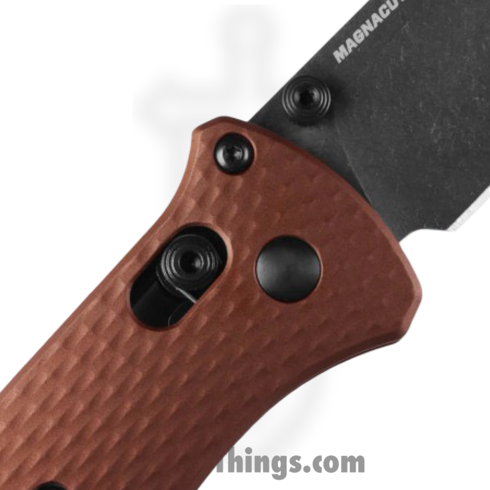 Benchmade - 537BK-07 - Bailout - Folding Knife - CPM MagnaCut Blackwash Tanto - Aluminum - Burnt Copper - Image 5
