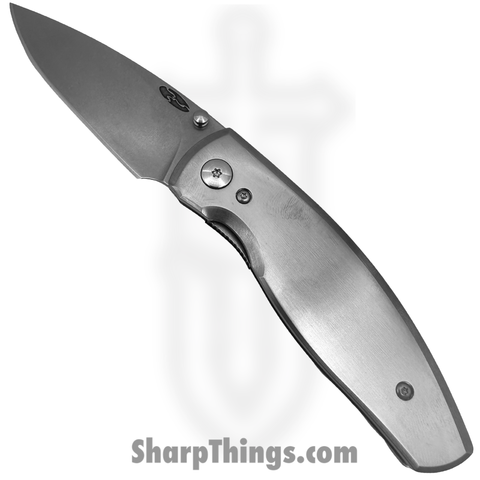 TRM - DLR-N2-TI-FLT-SM - Neutron 2 Linerlock - Folding Knife - 20CV Stonewash Drop Point - Titanium - Flat Smooth