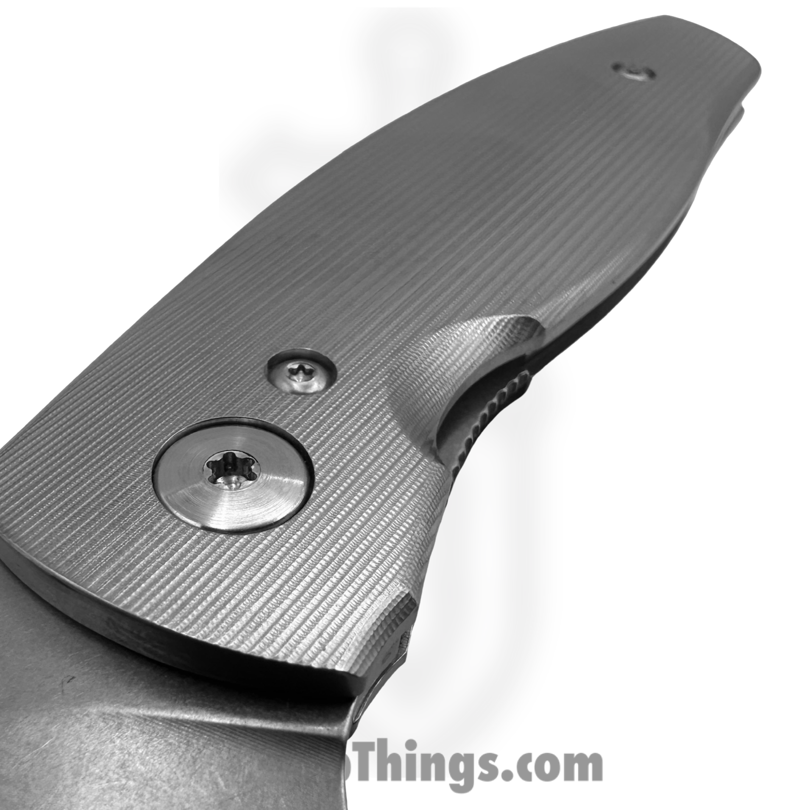 TRM - DLR-N2TI3D - Neutron 2 Linerlock - Folding Knife - 20CV Stonewash Drop Point - Titanium - 3D Pinstripe - Image 5