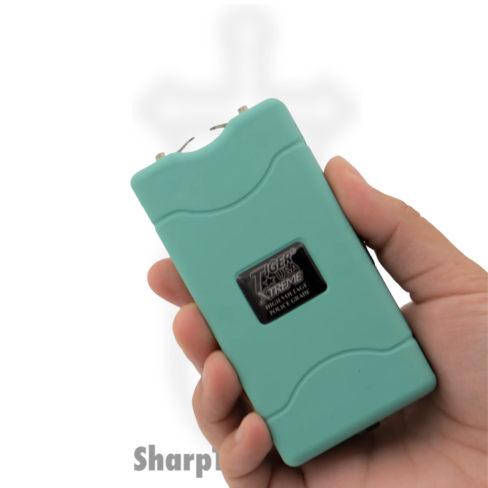 Tiger USA - LB-800-TL-TUSA - Xtreme 96 Mill Rechargeable Stun Gun and Flash Light - Teal