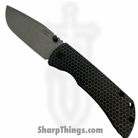 McNees – MAC23.5HONEYBLK – MAC 2 3.5 – Folding Knife – CPM MagnaCut Stonewash Drop Point – Titanium – Black