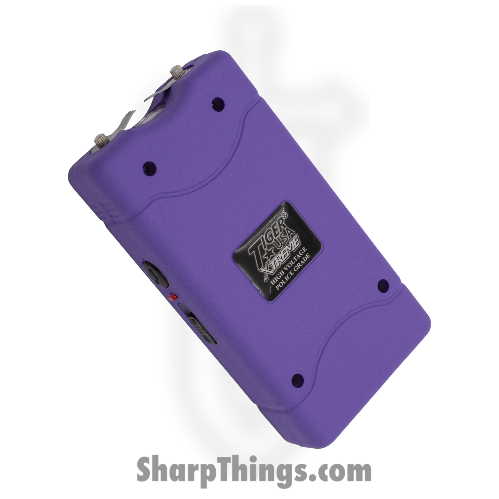 Tiger USA - TD-800-PP - 96 Mill Rechargeable Stun Gun and Flash Light - Purple