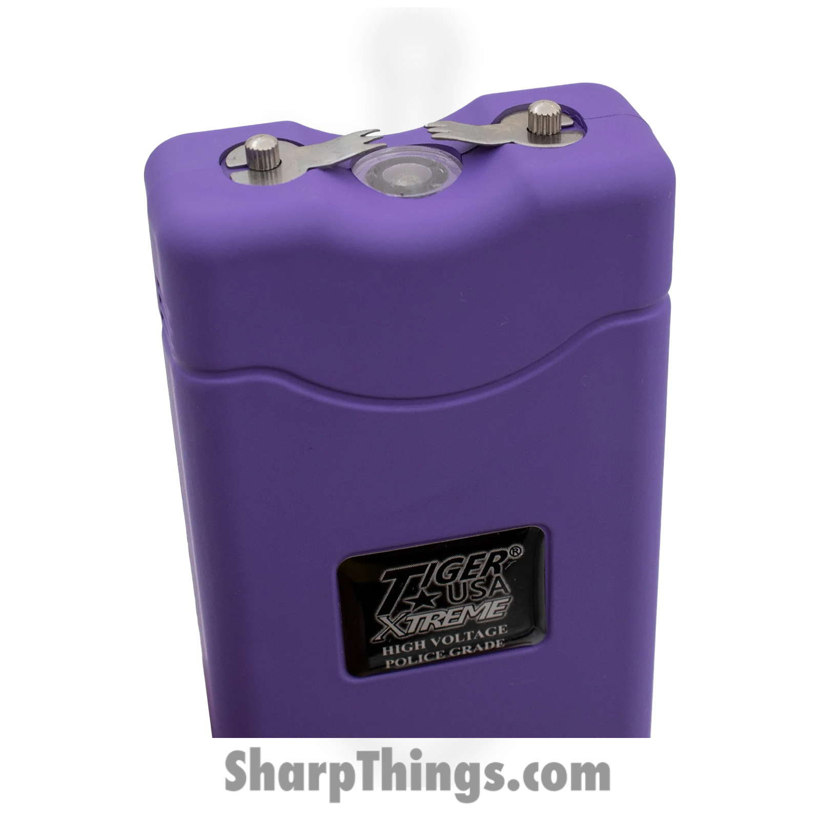 Tiger USA - TD-800-PP - 96 Mill Rechargeable Stun Gun and Flash Light - Purple - Image 2