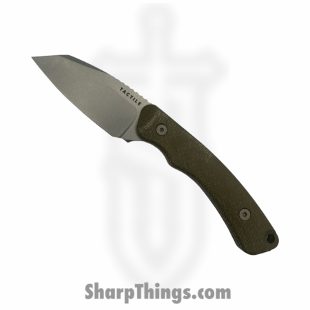 Tactile Knife Co. – 20-RK-MC01-RMGR – Redhawk Kydex – Fixed Blade Knife – CPM MagnaCut Tumbled Wharncliffe – Micarta – Green
