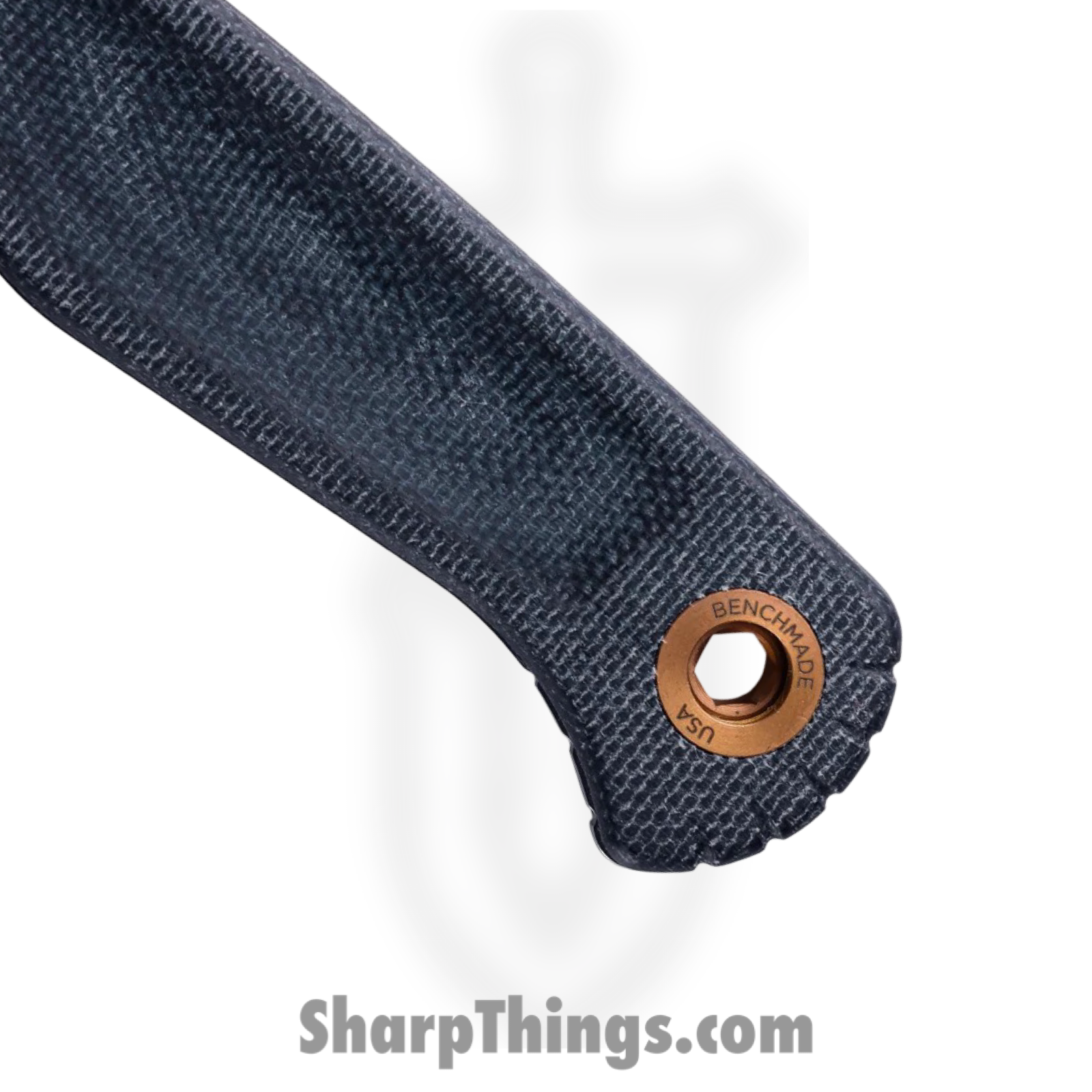 Benchmade - 203-04 - Dacian - Fixed Blade Knife - CPM MagnaCut Stonewash Spear Point - Micarta - Blue Denim - Image 3