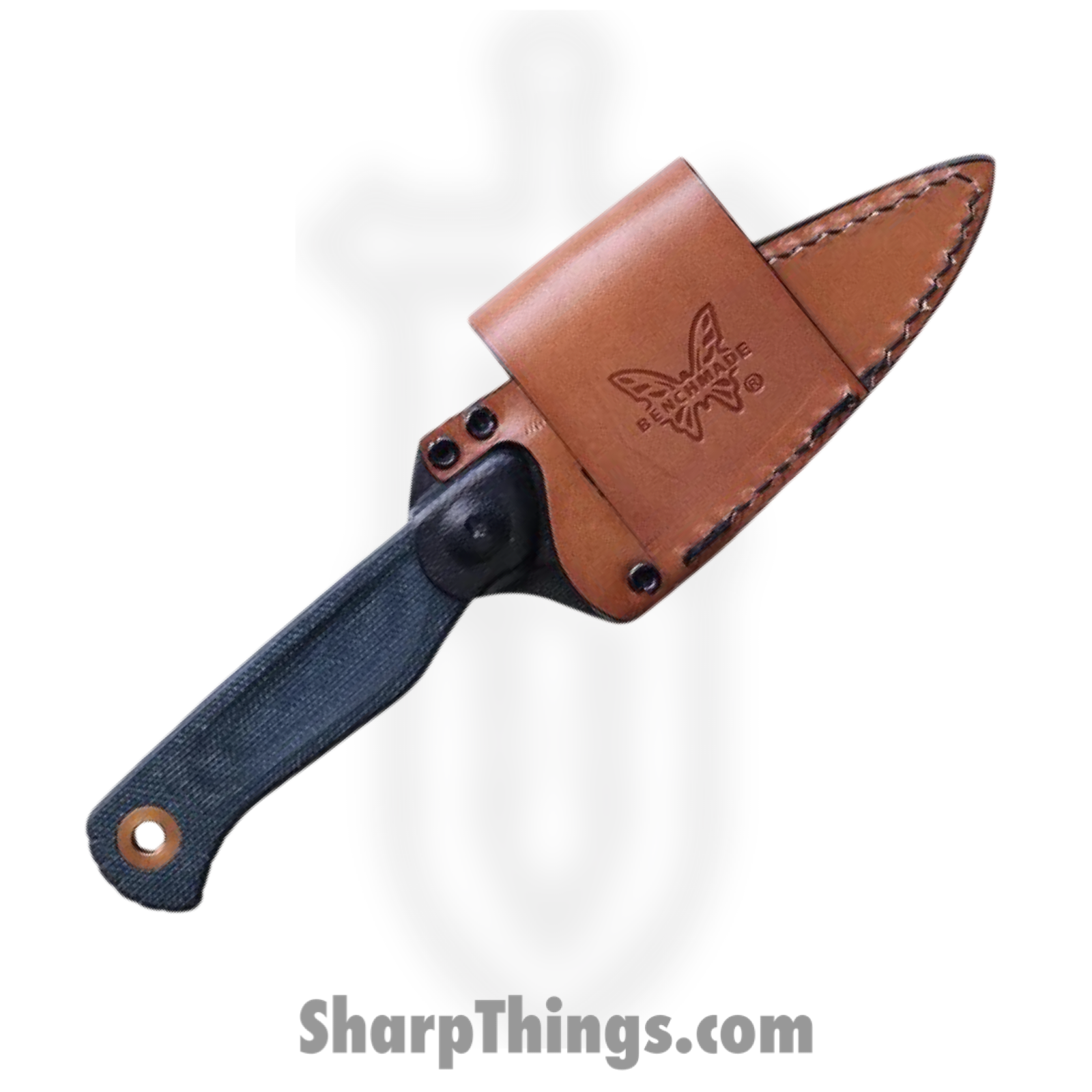 Benchmade - 203-04 - Dacian - Fixed Blade Knife - CPM MagnaCut Stonewash Spear Point - Micarta - Blue Denim - Image 4