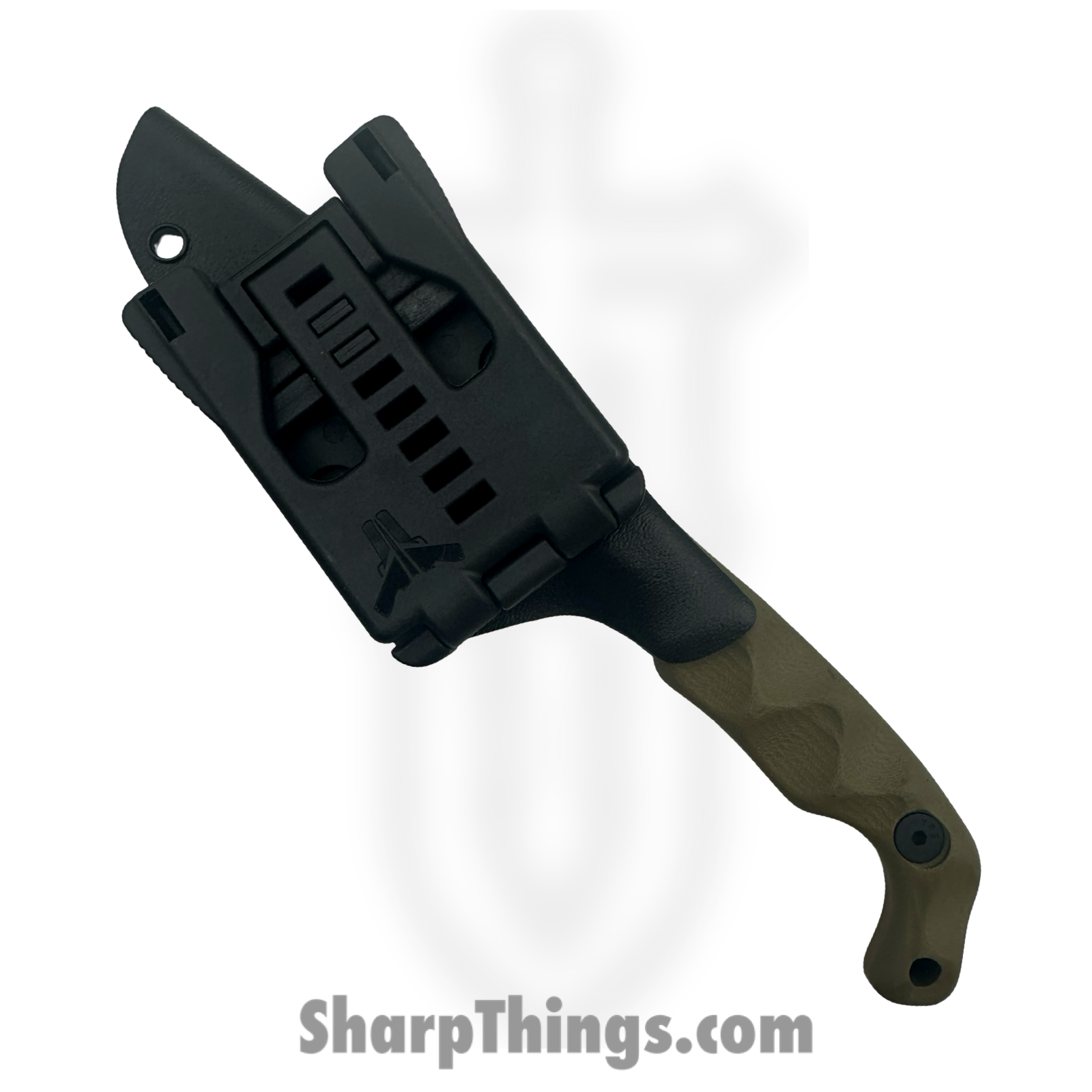 Stroup Knives - B5-ODG-FDECER - Bravo 5 - Fixed Blade Knife - 1095 HC FDE Wharncliffe - G10 - OD Green - Image 5