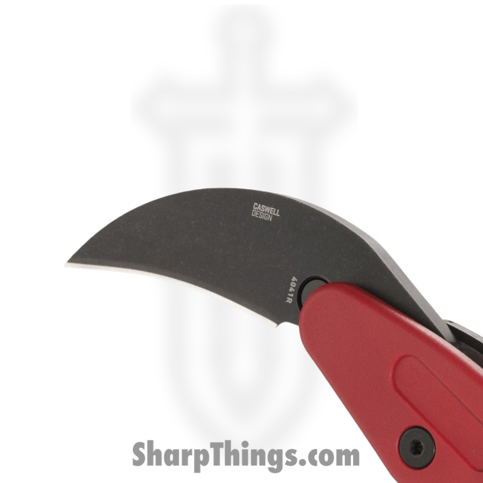 CRKT - CR4041R - Provoke - Folding Knife - 1.4116 Stainless Stonewash Karambit - Grivory - Red - Image 3