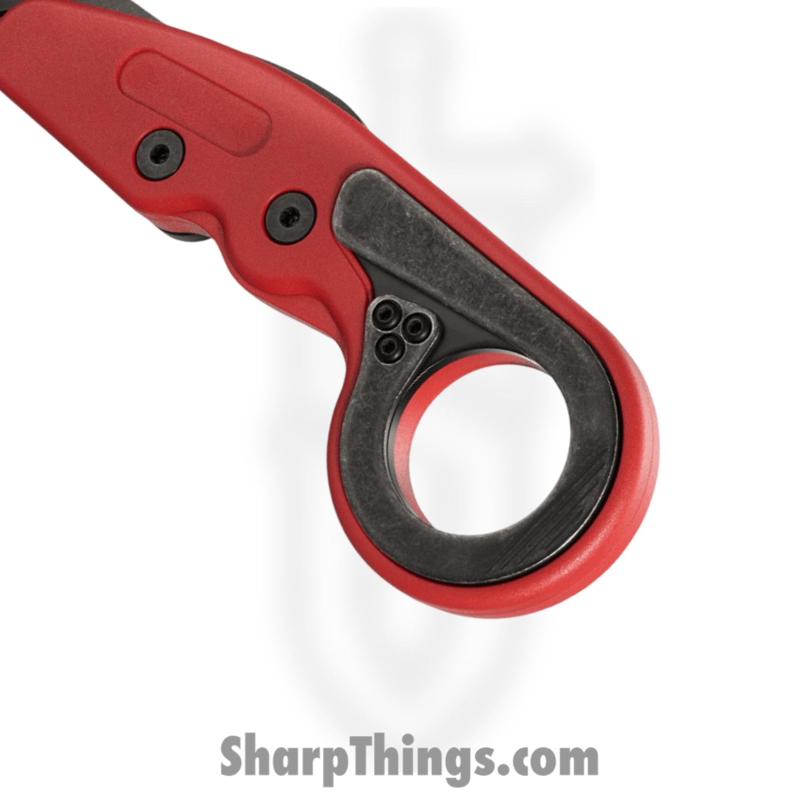 CRKT - CR4041R - Provoke - Folding Knife - 1.4116 Stainless Stonewash Karambit - Grivory - Red - Image 4