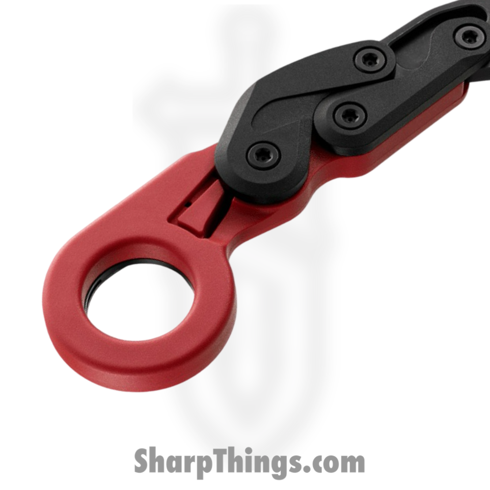 CRKT - CR4041R - Provoke - Folding Knife - 1.4116 Stainless Stonewash Karambit - Grivory - Red - Image 5