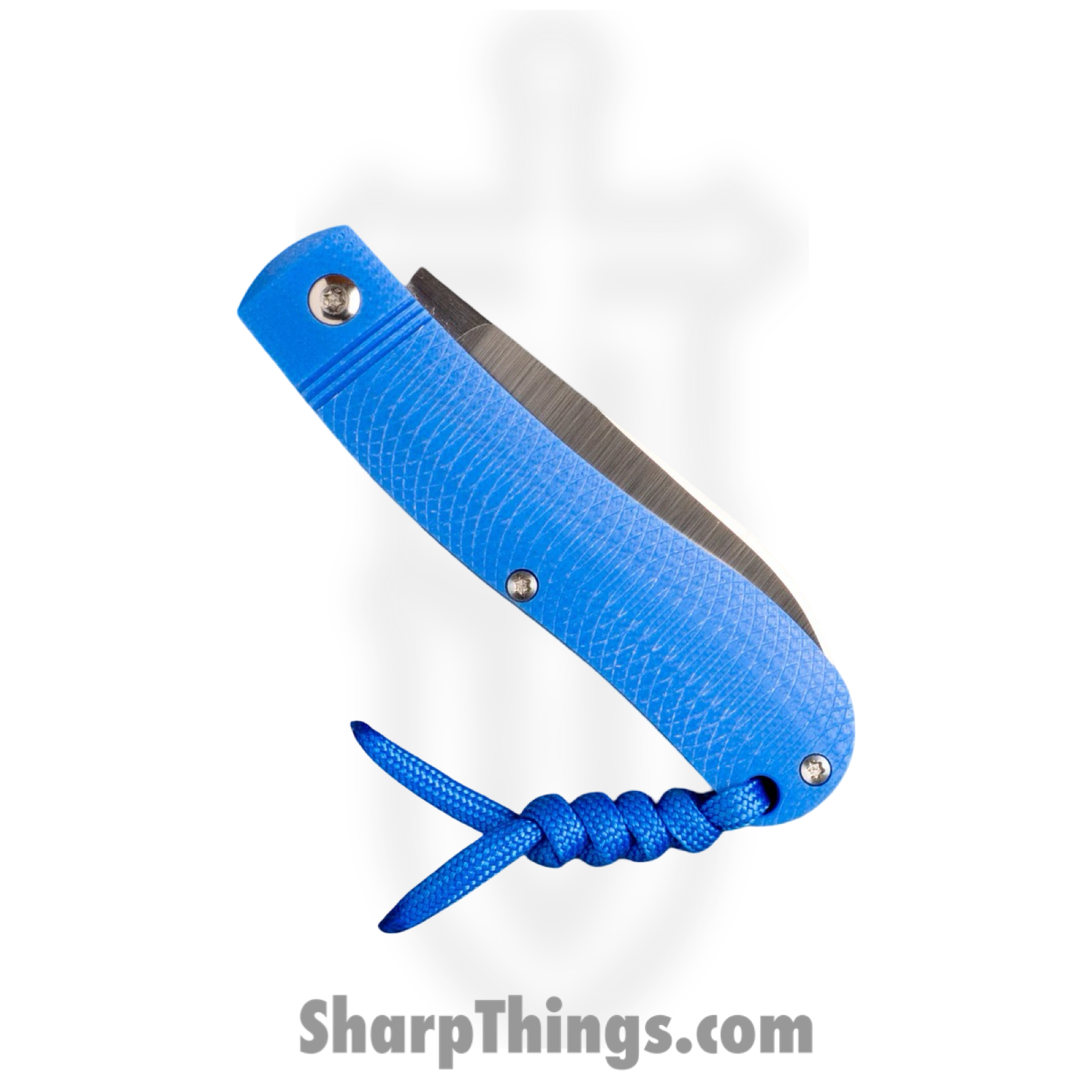 Jack Wolf Knives - K9-US-01-G10-BLU - K9 Jack Ultralight Series - Folding Knife - 154CM Satin Dogleg - G10 Opposing Arcs - Blue - Image 2
