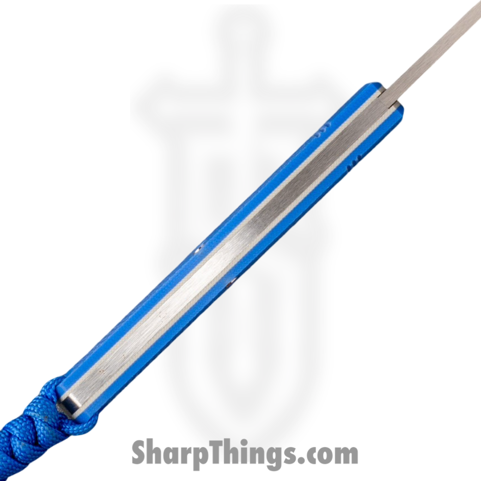 Jack Wolf Knives - K9-US-01-G10-BLU - K9 Jack Ultralight Series - Folding Knife - 154CM Satin Dogleg - G10 Opposing Arcs - Blue - Image 5