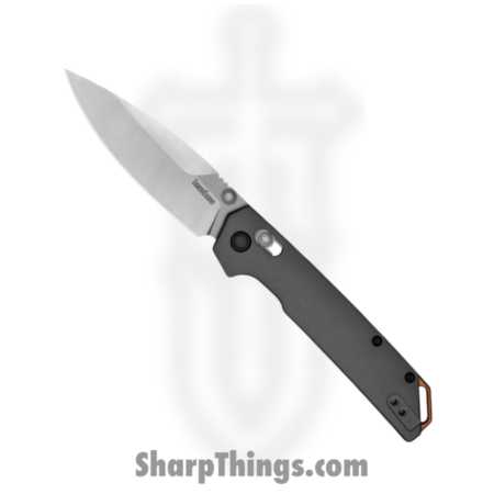 Kershaw – KS2038 – Iridium – Folding Knife – D2 Stonewash Spear Point – 6061-T6 Aluminum – Gray