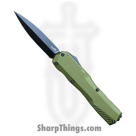Kershaw – KS9000DEOL – Livewire – OTF Auto – CPM MagnaCut Coated Dagger – Aluminum – OD Green