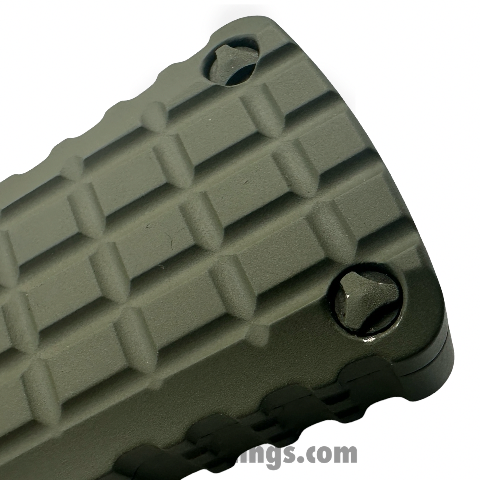 Microtech - 919-1FRCFTS-BLEM - Blemish Hera Hellhound Frag - OTF Auto - M390 Two Tone Tanto - 6061-T6 Aluminum - Cerakote Forest Green - Image 5