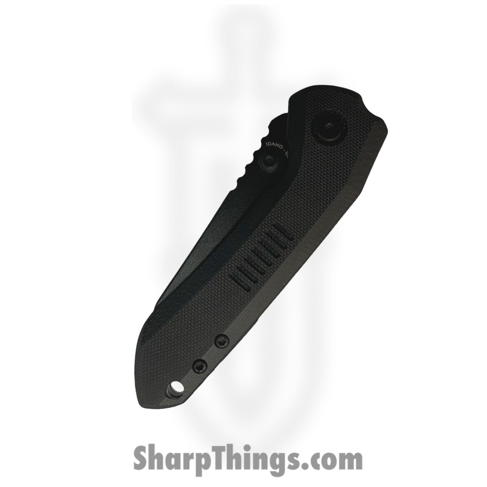 Millit Knives - OVBKCKG10BK - Overland Zirblast - Folding Knife - CPM S35VN Coated Sheepsfoot - G10 - Black - Image 3