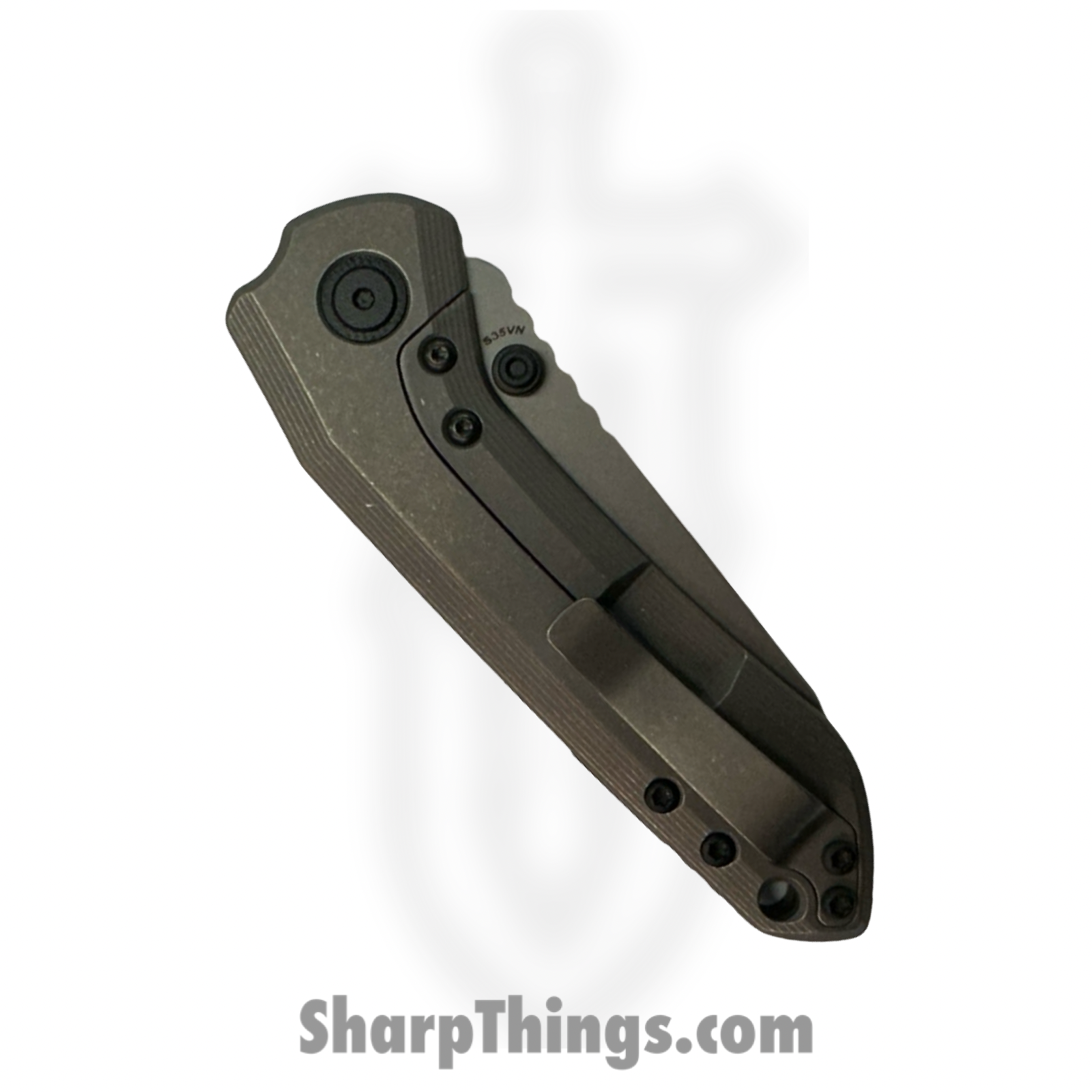 Millit Knives - OVSWG10BK - Overland Zirblast - Folding Knife - CPM S35VN Stonewash Sheepsfoot - G10 - Black - Image 4