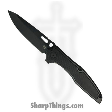 Millit Knives – TORINBKG10BK – Torrent Inlay Zirblast – Folding Knife – S90V Coated Drop Point – G10 – Black