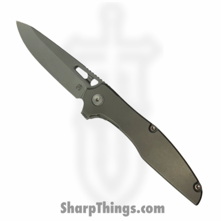 Millit Knives – TORLTSWTISLPU – Torrent Light Zirblast – Folding Knife – S90V Stonewash Drop Point – Titanium – Silver Purple
