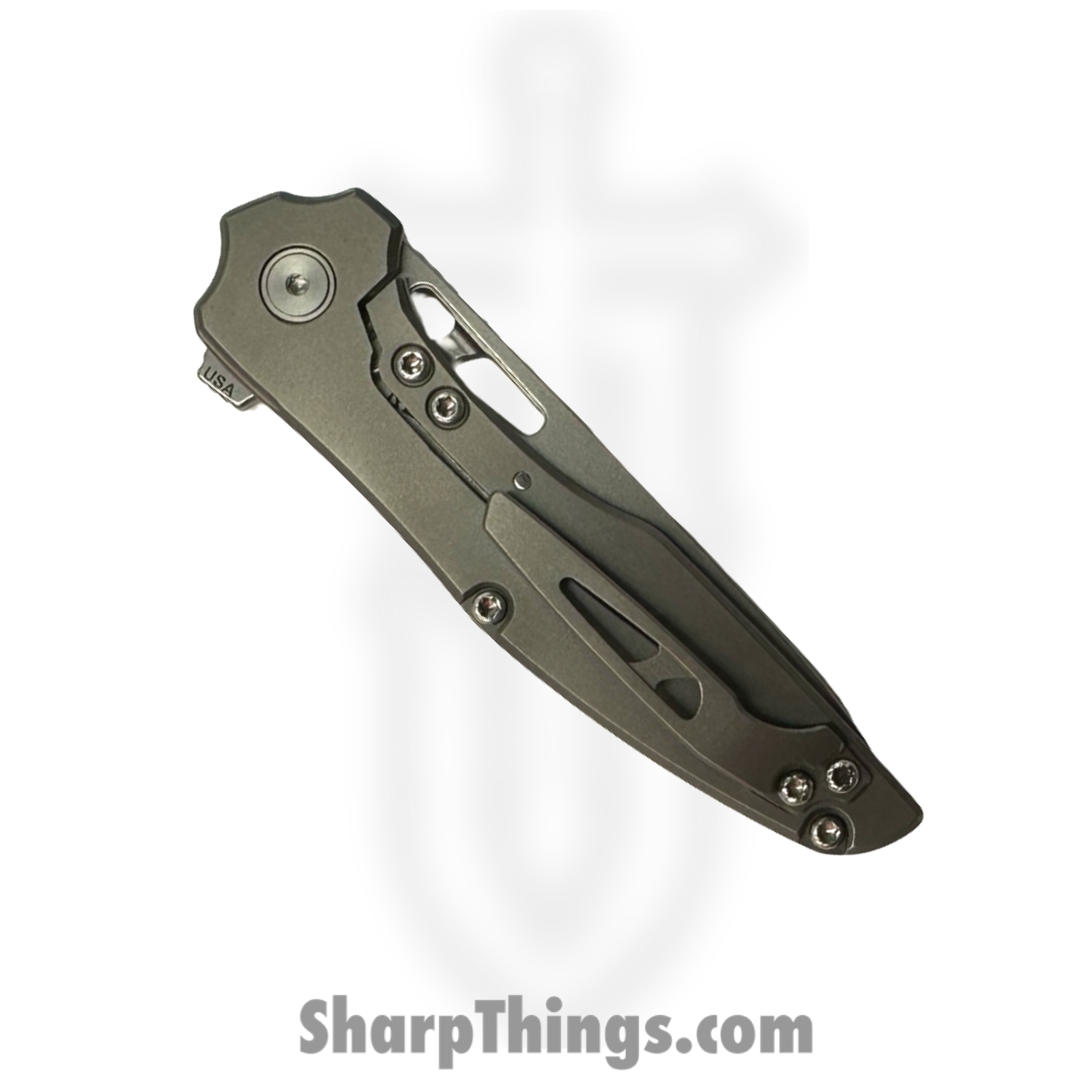 Millit Knives - TORLTSWTISL - Torrent Light Zirblast - Folding Knife - S90V Stonewash Drop Point - Titanium - Silver - Image 4