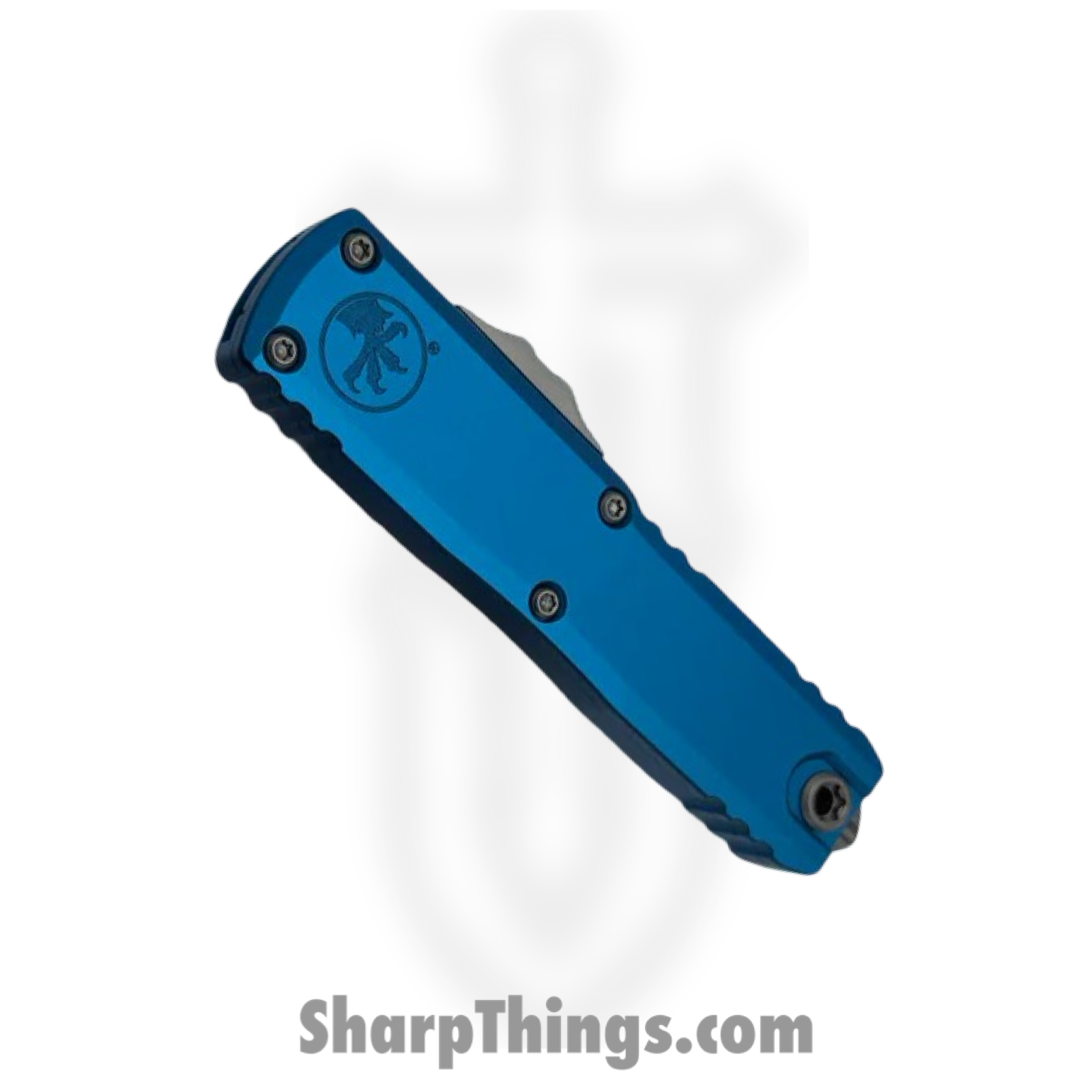 Microtech - 12324-10BL - UTX-85 Gen IV - OTF Auto - M390MK Stonewash Dagger - Aluminum - Blue - Image 3