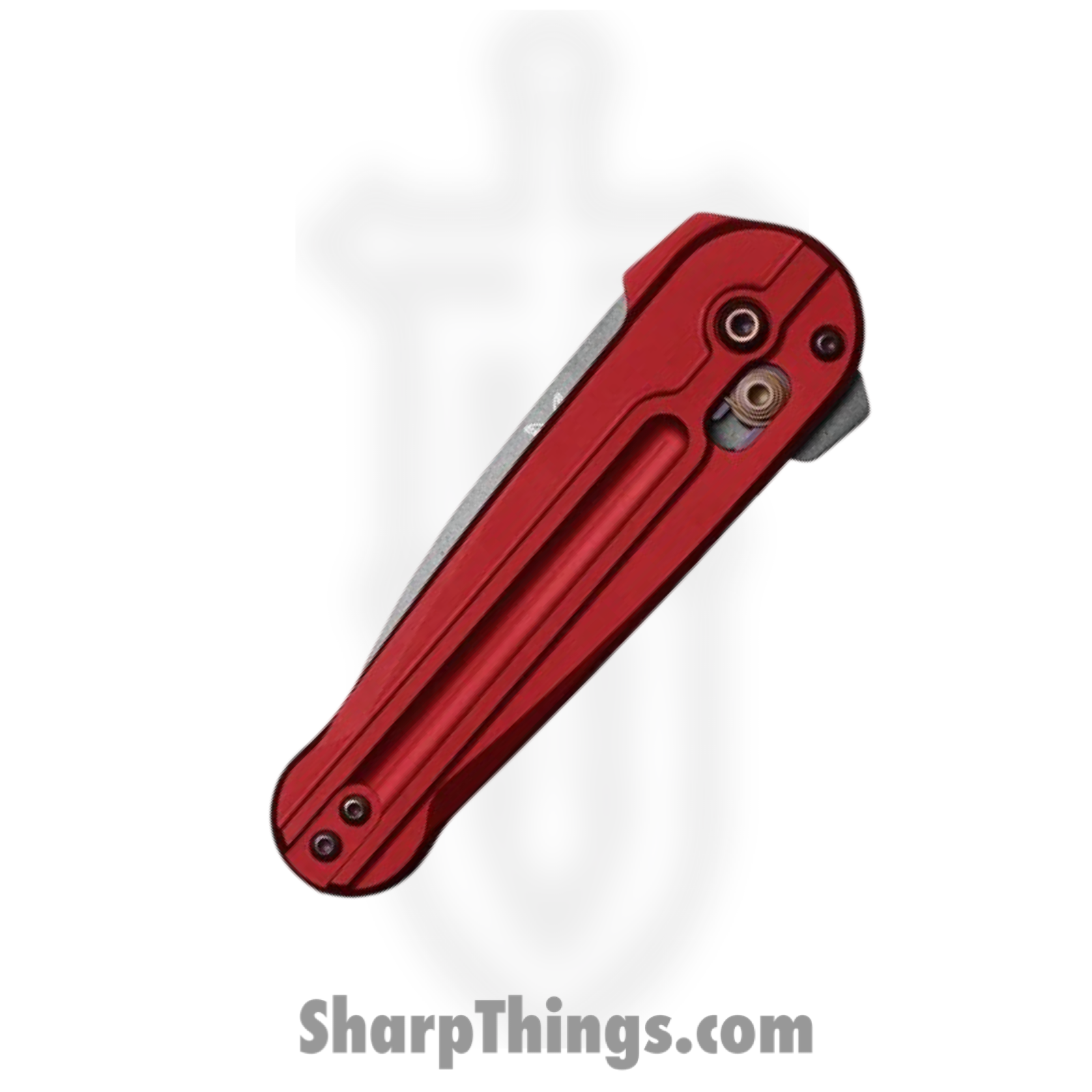 Benchmade - 491GY-01 - Lowden - Folding Knife - M390 Coated Spear Point - 6061-T6 Aluminum - Phoenix Red - Image 4