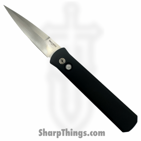 ProTech – 921-MOP – Godfather – Automatic Knife – 154CM Satin Spear Point – 6061-T6 Aluminum – Black