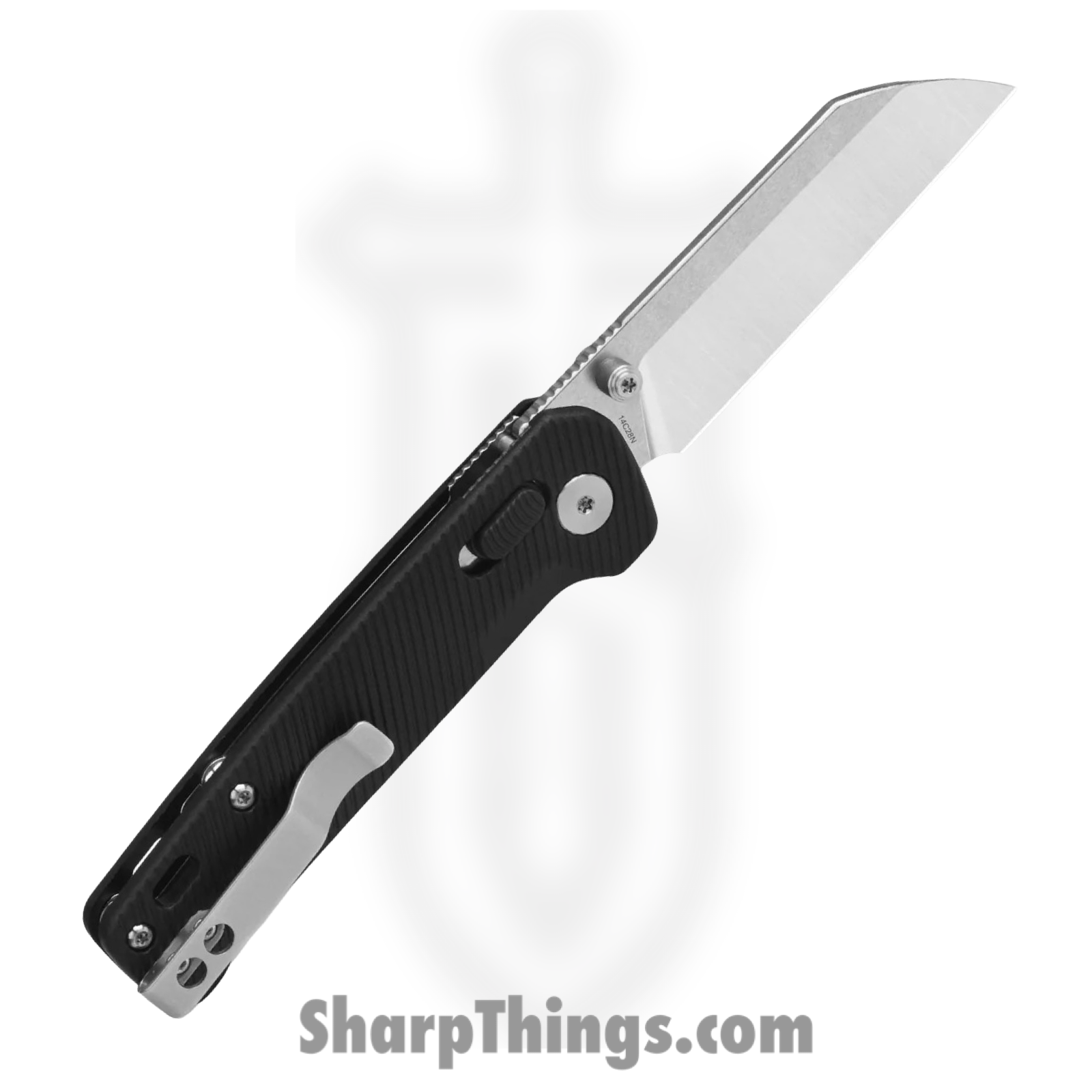 QSP - QS130GLA1 - Penguin Glyde - Folding Knife - 14C28N Satin Sheepsfoot - FRN - Black - Image 2