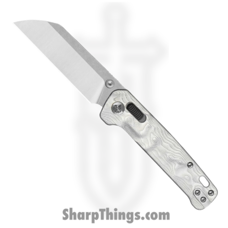 QSP – QS130GLG1 – Penguin Glyde – Folding Knife – 14C28N Satin Sheepsfoot – G10 with Aluminum Foil – Silver