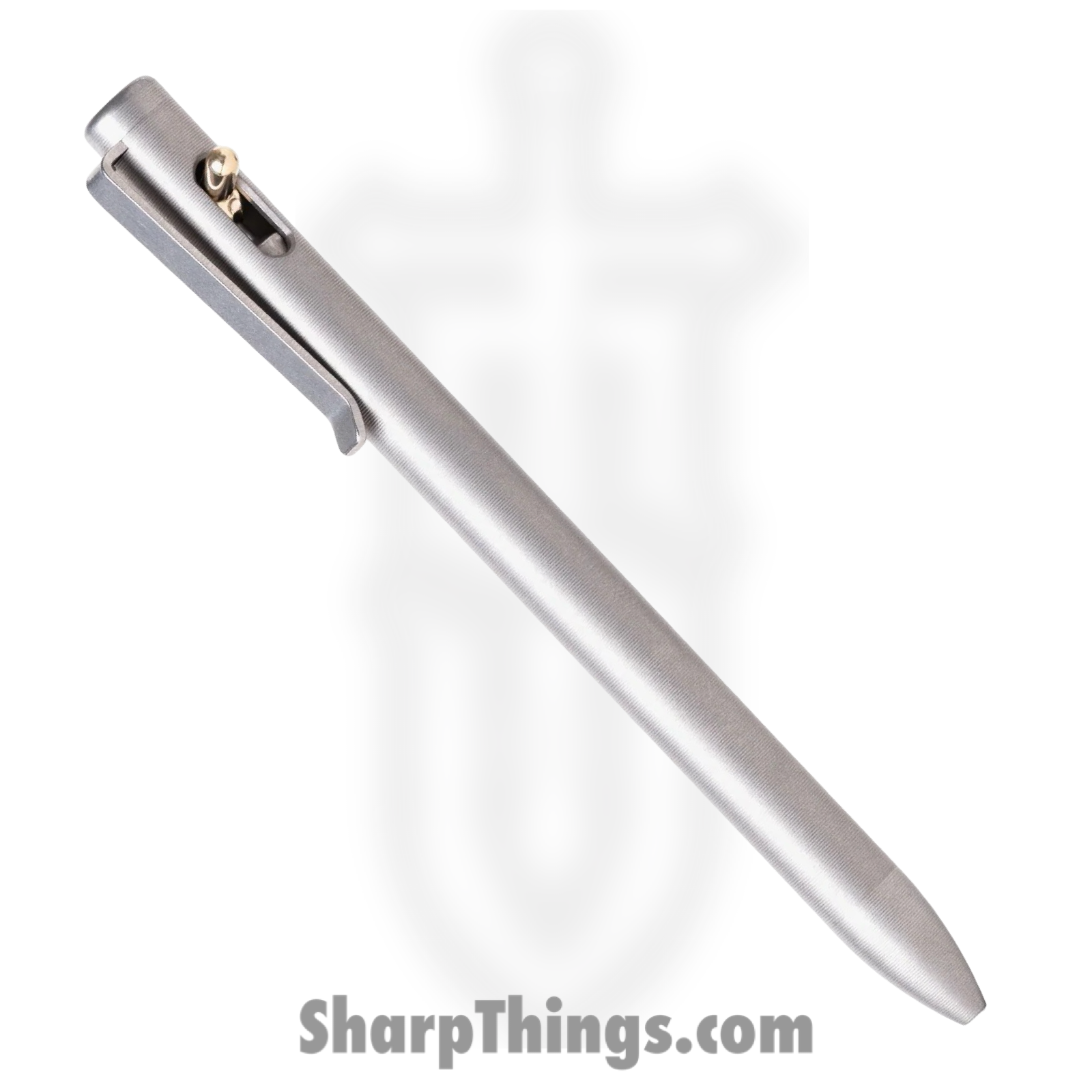 Tactile Turn - 10-ST1-TTM-STW - Switch Pen Standard - Stonewash - Titanium - Silver