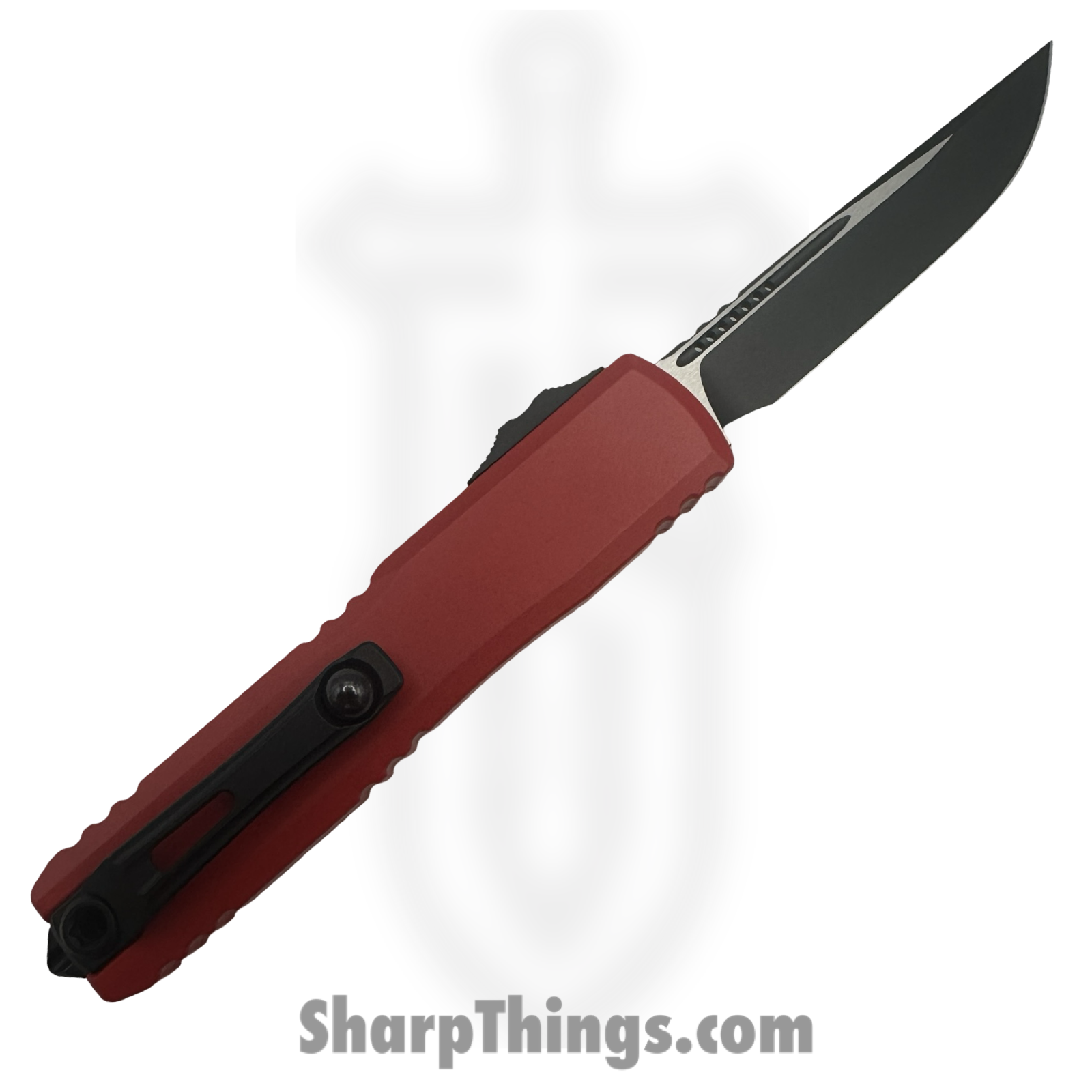 Microtech - 1121-1RD - Ultratech Gen III ZBP - OTF Auto - M390MK Coated Dagger - Aluminum - Red - Image 3