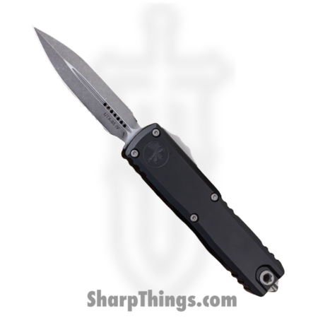 Microtech – 12324-10AP – UTX-85 Gen IV – OTF Auto – M390 Apocalyptic Dagger – Aluminum – Black