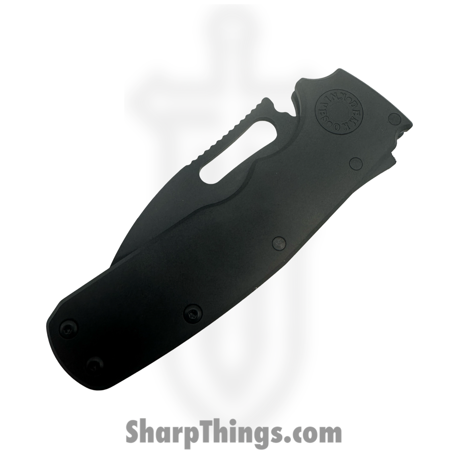 Demko Knives - DEM19209 - Shark Cub - Folding Knife - CPM 20CV Coated Slicer Shark Blade - Aluminum - Black - Image 2