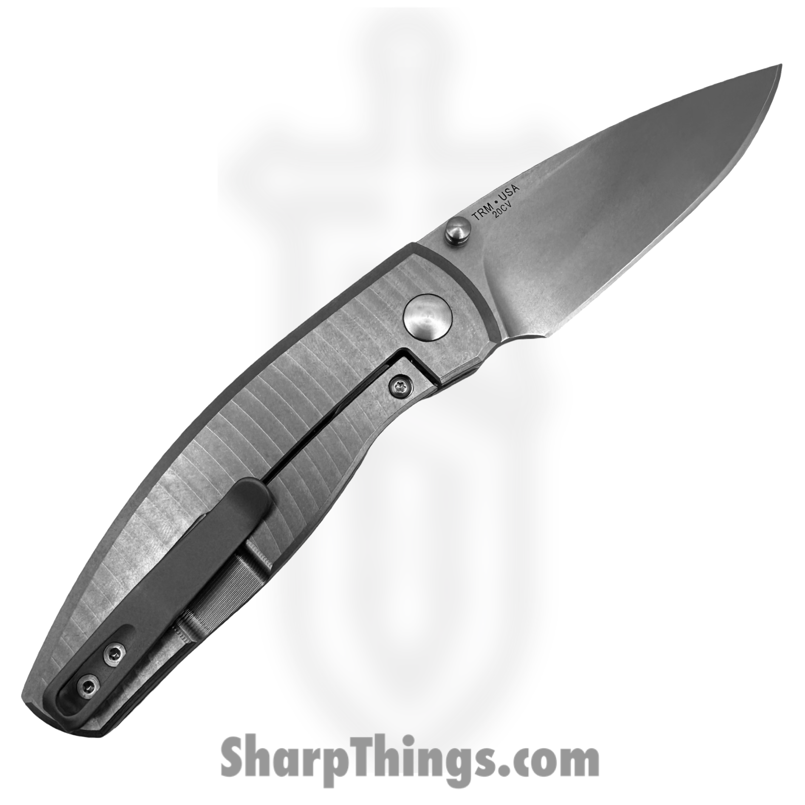 TRM - DLR-N2FL-TI - Neutron 2 - Folding Knife - CPM 20cv Satin Drop Point - Frame Lock - Titanium - Silver - Image 2