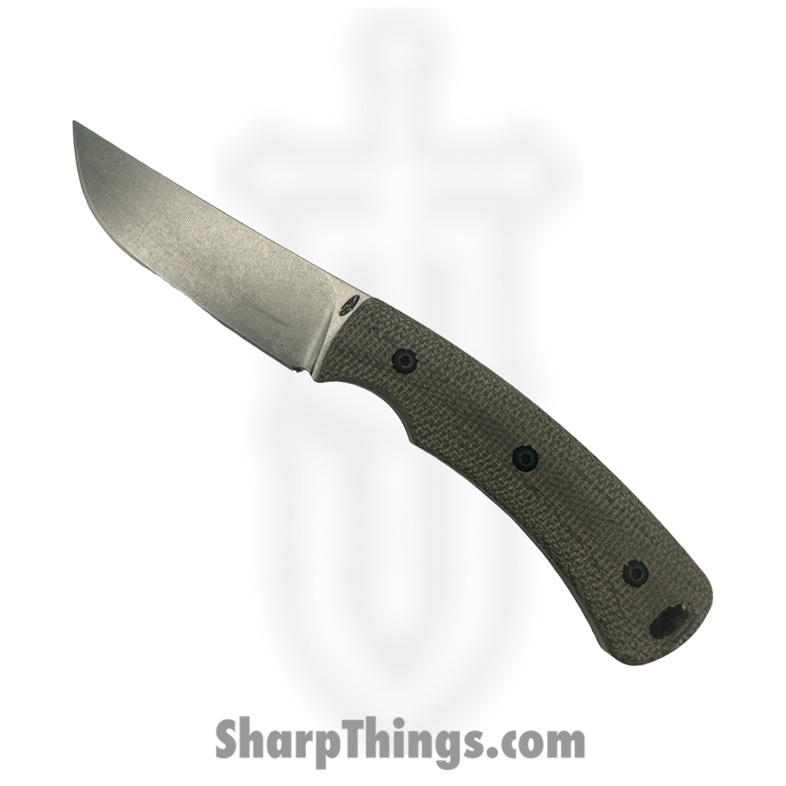 TRM - DLR-TAG-MIC-OD - Tagalong - Fixed Blade Knife - CPM MagnaCut Satin Drop Point - Micarta - OD Green