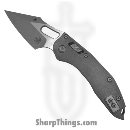 Microtech – 169RL-169RL-10APMS1 – Stitch – Folding Knife – M390MK Apocalyptic Wharncliffe -Titanium Handles – Apocalyptic