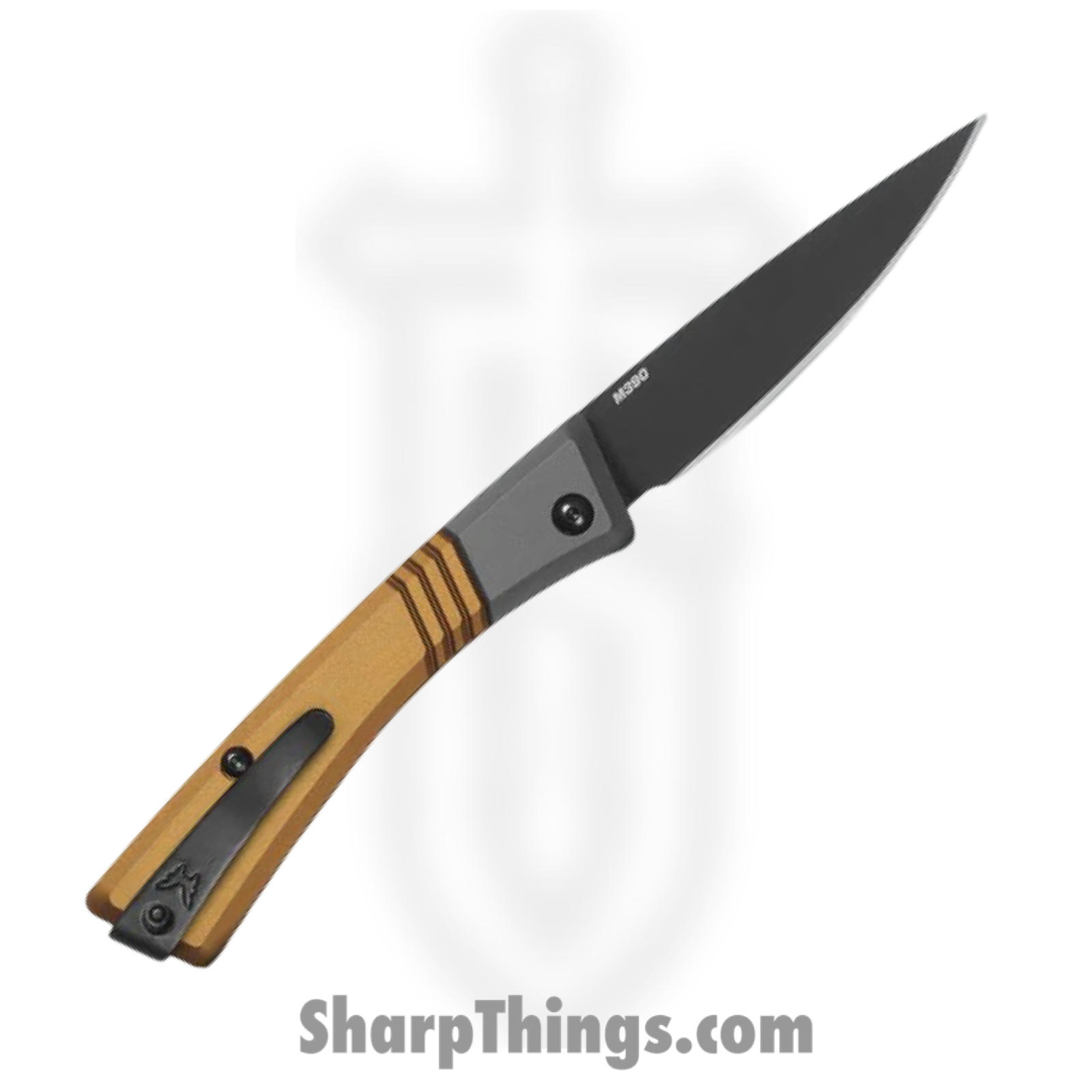 Benchmade - 315BK-01 - Successor - Folding Knife - M390 Coated Drop Point - 6061-T6 Aluminum - Burnt Brass - Image 2