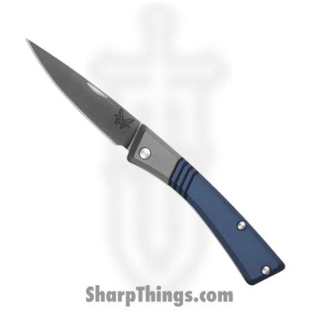 Benchmade – 315 – Successor – Folding Knife – M390 Satin Drop Point – 6061-T6 Aluminum – Crater Blue