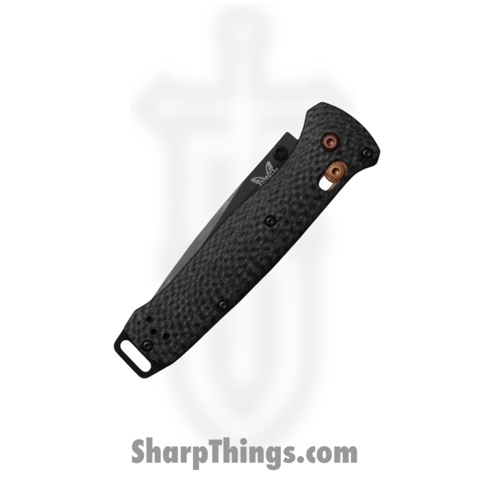 Benchmade - 537BK-10 - Bailout - Folding Knife - S90V Coated Tanto - Carbon Fiber - Black Copper - Image 4