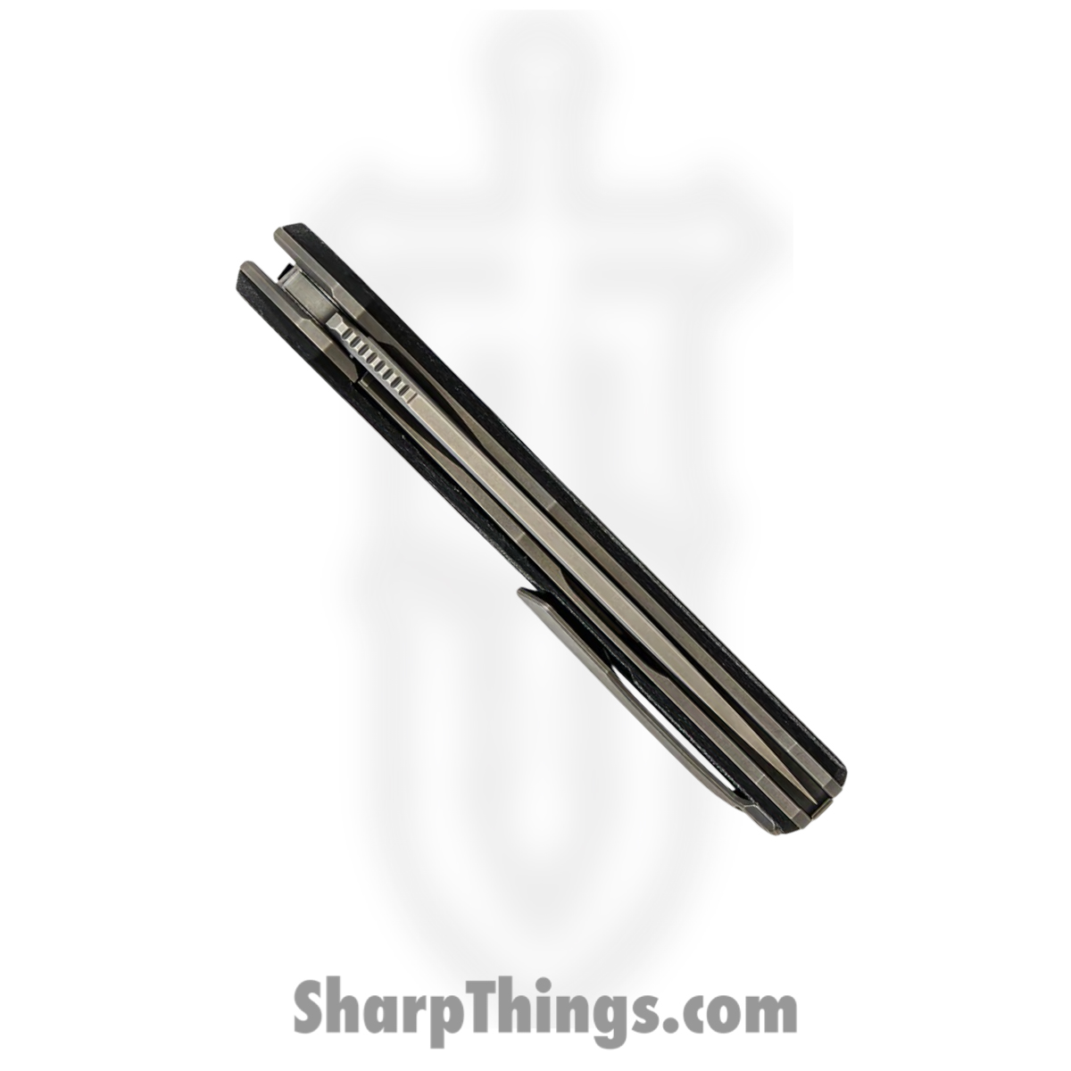 Shirogorov Knives - SHI-Q95-BLKM - Ursus Q95 - Folding Knife - ELMAX Stonewash Upswept - Micarta - Black - Image 5