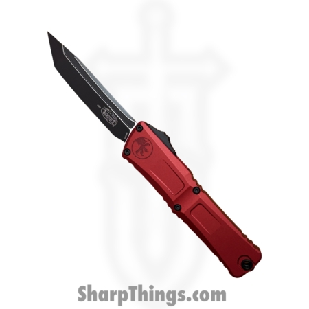 Microtech – 1144-1RD – Combat Troodon Gen III – OTF Auto – M390MK Two Tone Drop Point – Aluminum – Red