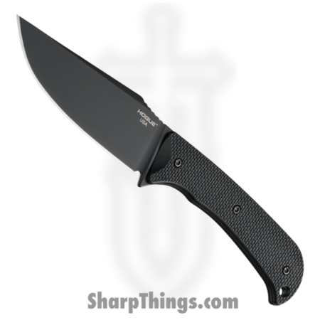 Hogue Knives – 35854 – Extrack XL – Fixed Blade Knife – CPM M4 Coated Clip Point – G10 – Black