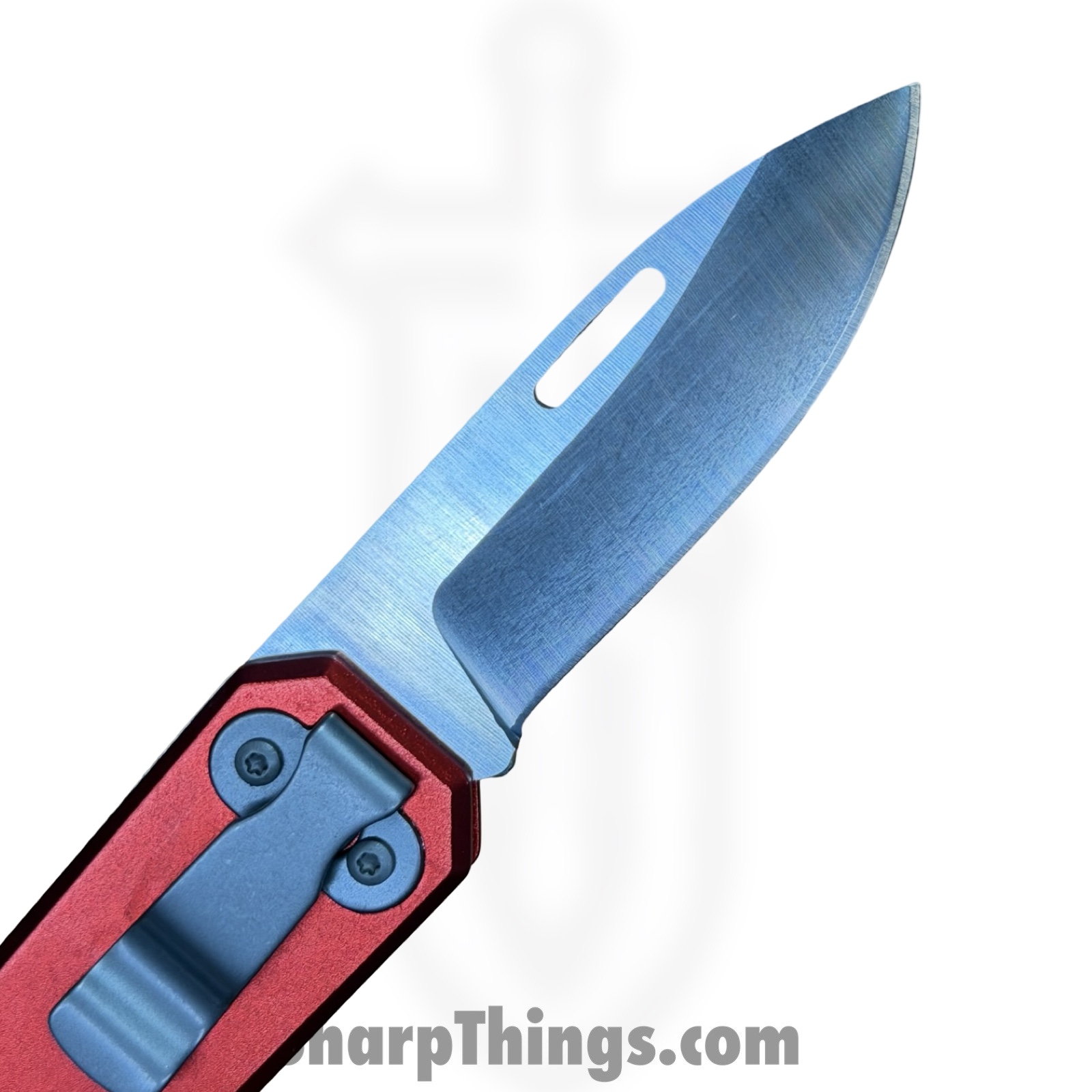 Bear & Son - BC110RD - Large Slip Joint - Folding Knife - Carbon Steel Satin Drop Point - Aluminum - Red - Image 7