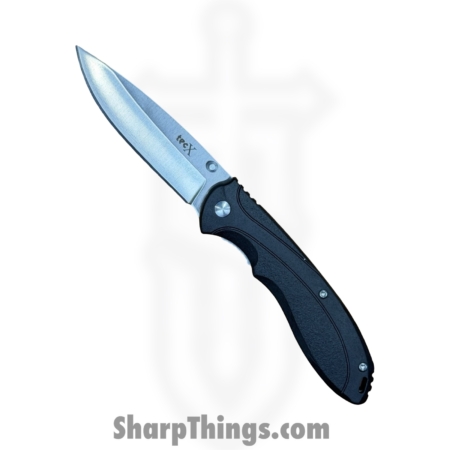 Case Cutlery – CA75675 – TecX X-Pro Linerlock – Folding Knife – Stainless Satin Drop Point – ABS – Black